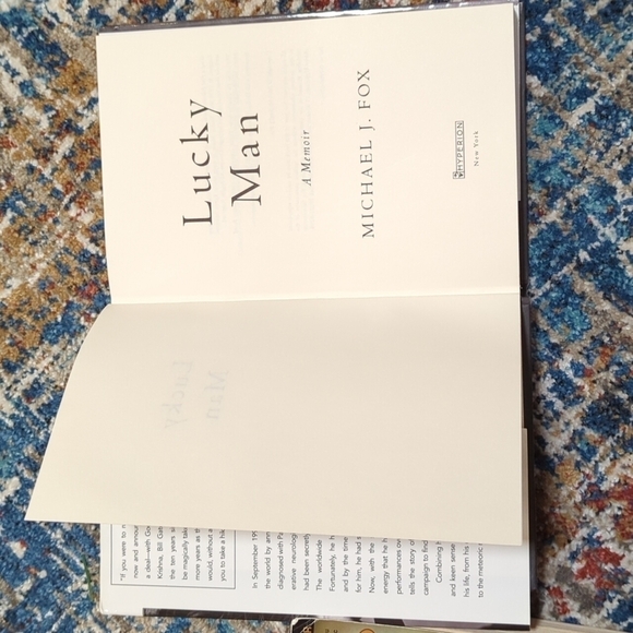 Michael J. Fox Lucky Man a Memoir Hardback Book - Picture 4 of 4